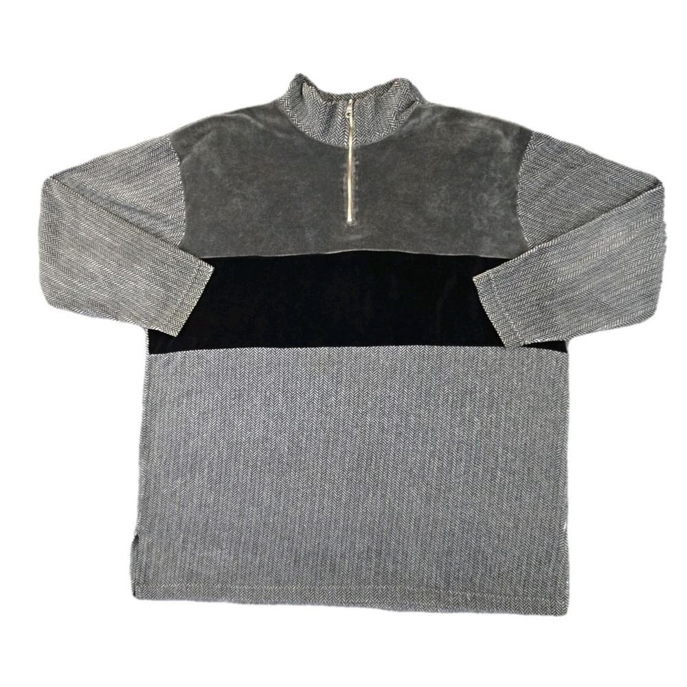 Vintage‎ Capistrano Sport Women's Quarter-Zip Sweater 3X 22/24 3/4 Sleeve